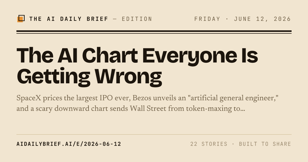 The AI Chart Everyone Is Getting Wrong — The AI Daily Brief